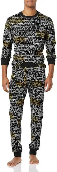 Star Wars Mens XS Red Christmas Pajama Set Holiday Disney Amazon Essentials