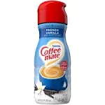 Nestle Coffeemate French Vanilla Liquid Coffee Creamer 16 fl. oz. Bottle