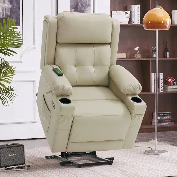 MCombo Lay Flat Dual Motor Power Lift Recliner Chair Sofa