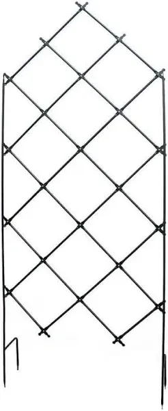 Achla Designs Garden Trellises 84&#034;Hx33&#034;Wx8&#034;D Freestanding Lattice Metal Black