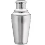 TableCraft 3-Piece Stainless Steel Cocktail Shaker, 12-Ounce