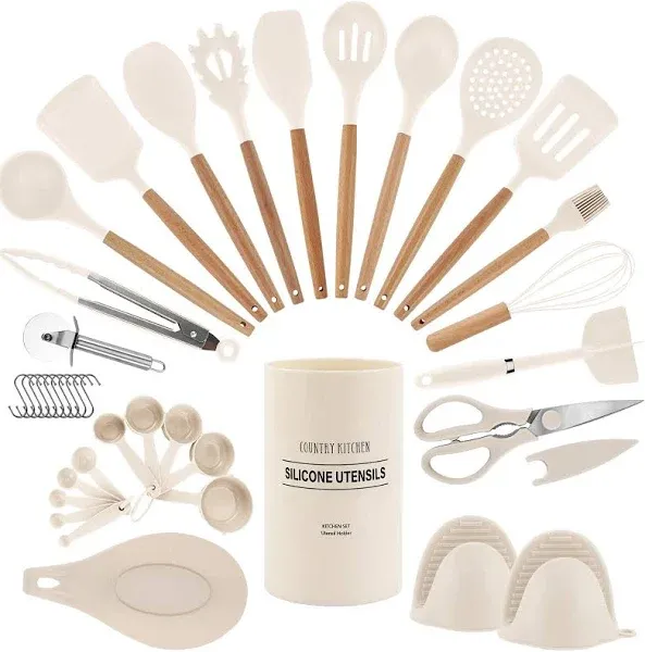 Country Kitchen Cooking Utensils Set 40 Pcs