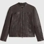 BRANDO BAND COLLAR JACKET