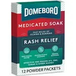 Domeboro Medicated Soak (Rash Relief) 12 Powder Packets