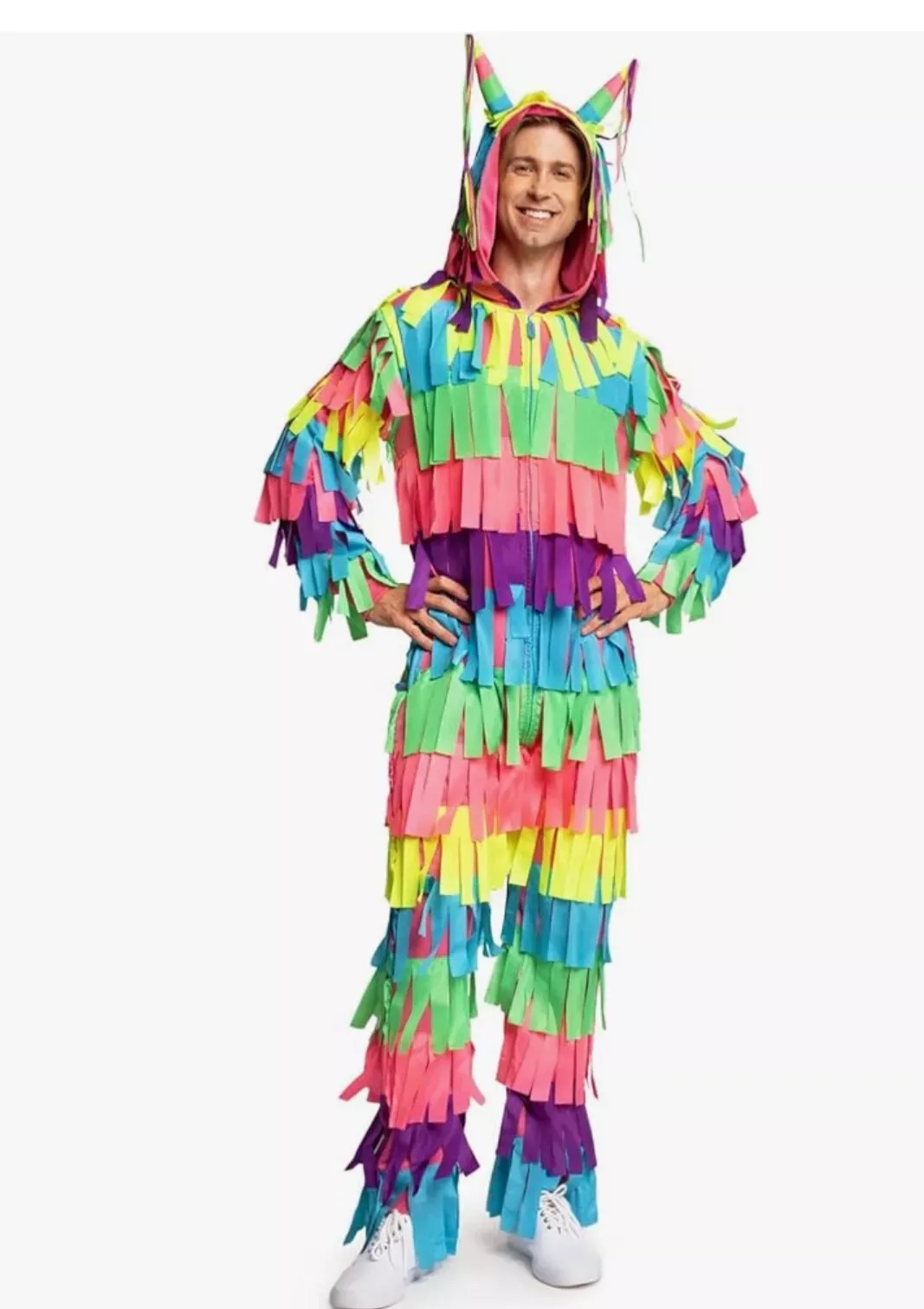 Tipsy Elves Pinata Halloween Party Adullt  Costume Adult XXL Unisex Confetti NWT