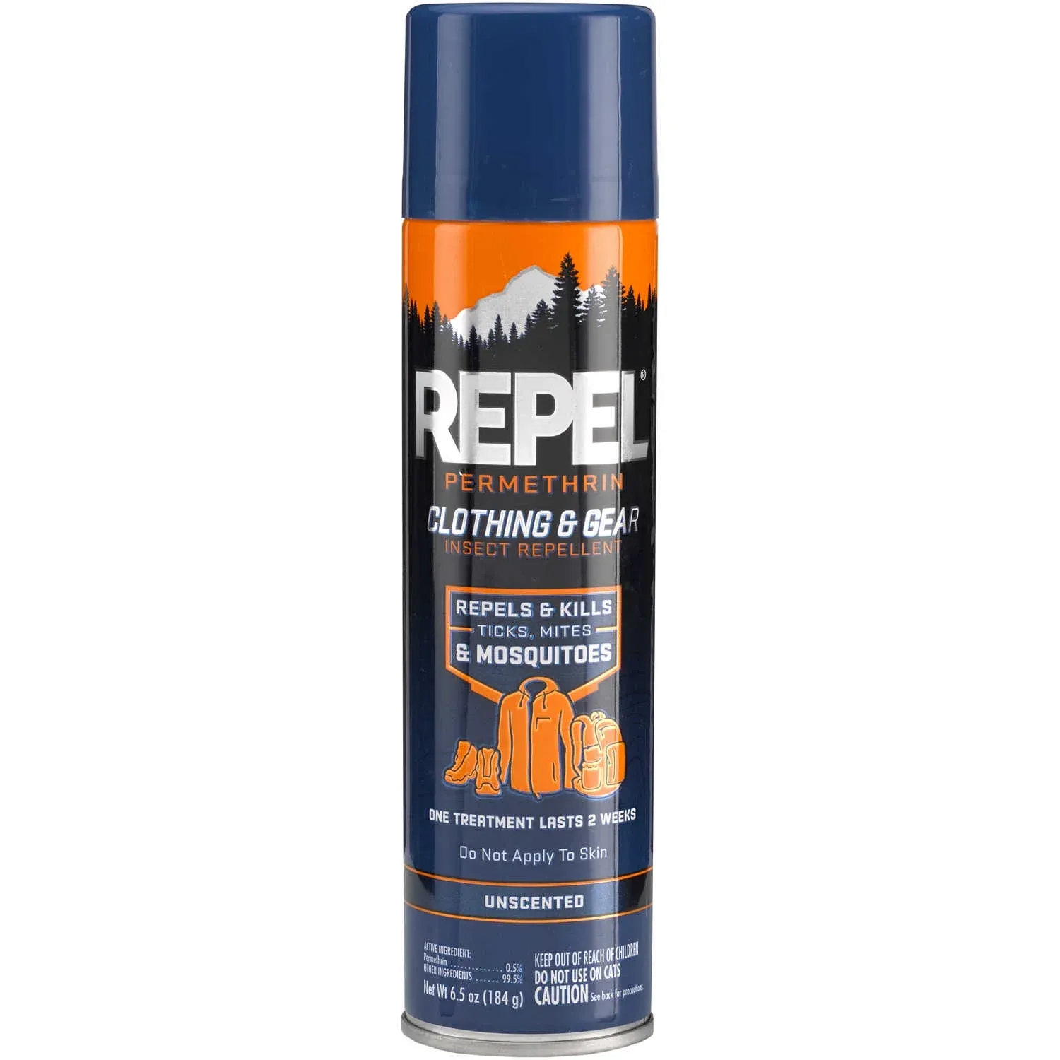 Repel Permethrin Clothing & Gear Insect Repellent, Use on Outdoor Gear, Tents and Sleeping Bags, Repels Mosquitoes, Ticks, Mites, (Aerosol Spray) 6.5 fl Ounce