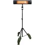 Dr Infrared Heater Outdoor Patio Heater with Tripod & Remote - Black