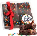 OMCookie Birthday Gift Basket Chocolate Brownies Food Gift for Men Women Package Nut Free Kosher