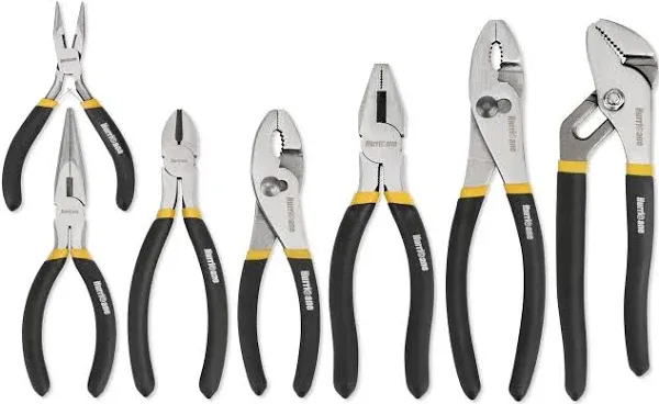 7 Pieces Pliers Set, 8 inch Groove Joint Pliers, 8 inch Slip Joint, 7 inch Lines