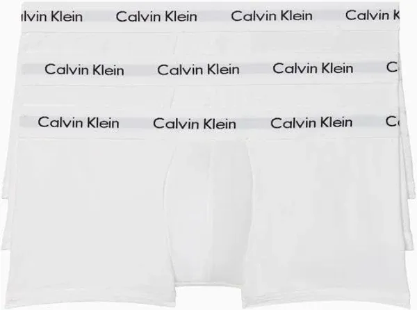 Calvin Klein Cotton Stretch Wicking 3 Pack Low Rise Trunk NB2614