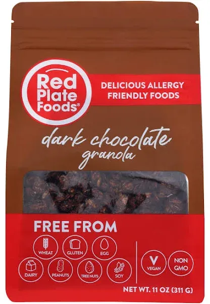 Red Plate Foods Granola Dark Chocolate Gluten Free 11 Oz (Pack Of 6)