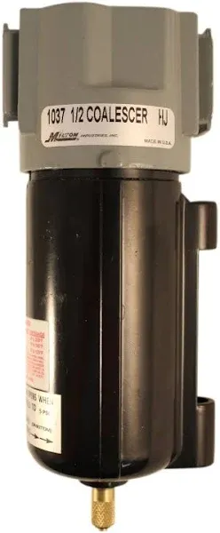 Milton 1037-8 3/4" NPT Metal FRL Coalescing Filter