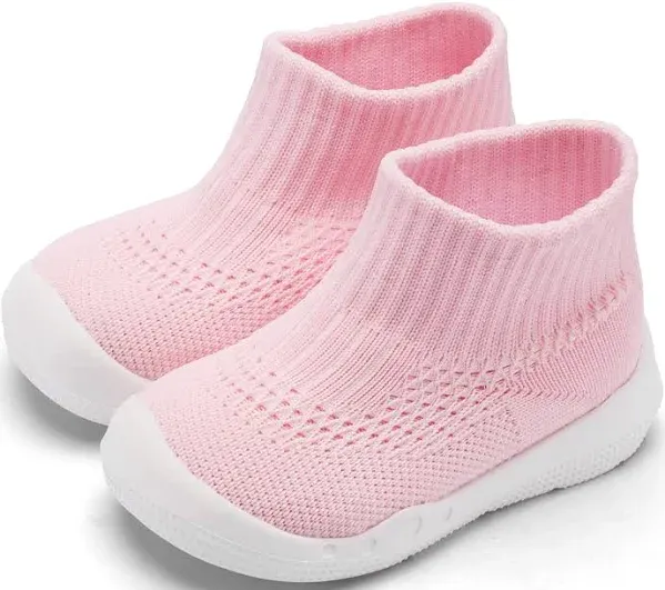 Engtoy Baby Shoes Baby Sock Shoes Baby Walking Shoes Infant Non-Slip Breathable Slippers with Soft Rubber Sole Baby Boys Girls Slip On Sneakers