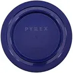 Pyrex 7404-PC 4.5 Quart Navy Blue Round Plastic Storage Lid