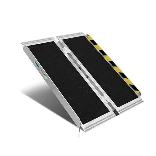 Protable wheelchair ramp 3FT,Non-Slip Folding 3FT(Useing Height 3-9inch）