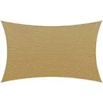 Amgo 8 ft. x 12 ft. Sand Beige Rectangle Sail