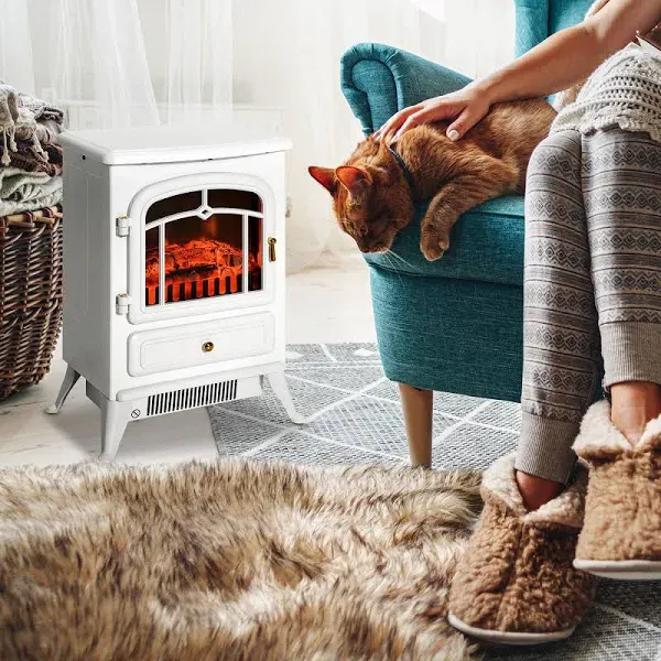 HOMCOM Electric Fireplace Heater