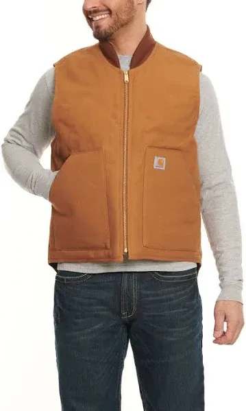 Mens Carhartt Arctic Quilt Lined Duck Vest CTV01 CT106676 - Pick Color &amp; Size