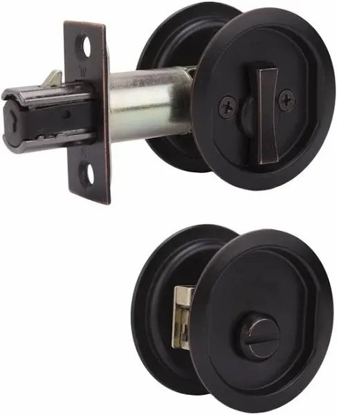 Weslock Round Privacy Pocket Door Lock