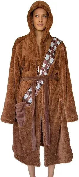 Star Wars Chewbacca Hooded Bathrobe for Adults | One Size Fits Most