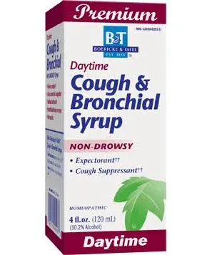 Boericke & Tafel Cough & Bronchial Daytime Syrup - 8 oz bottle