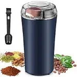 Coffee Grinder Electric Spice Grinder Bean Herb with Blue