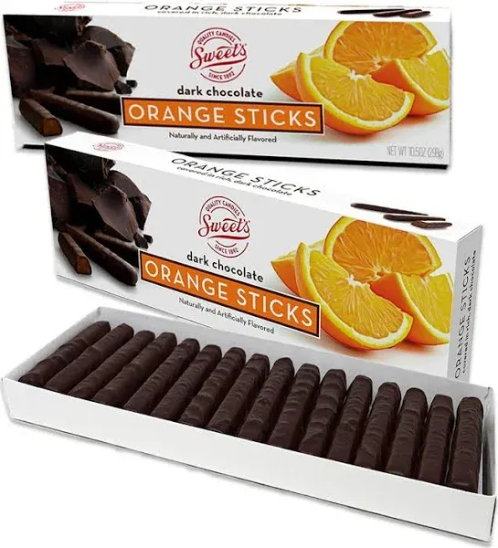 Snackivore Sweet's Dark Orange Sticks Pack of 2