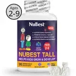 NuBest, Tall, Kids 2-9, Berry, 90 Chewable Tablets, NBS-01603