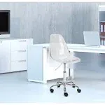 Urban Shop Acrylic Rolling Office Chair