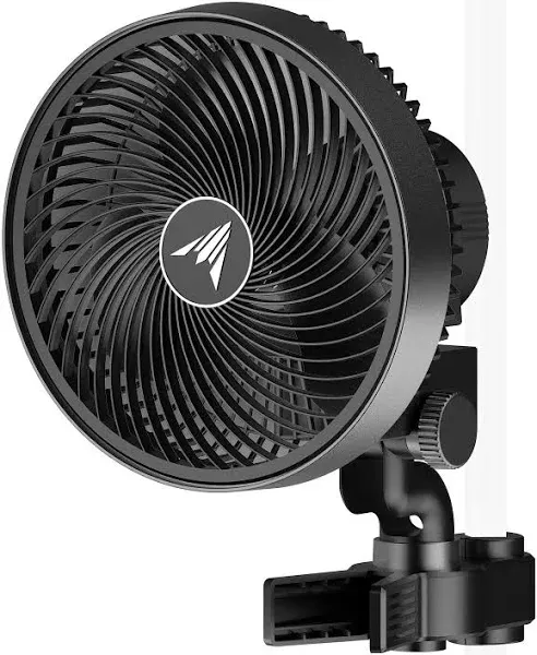 AC Infinity CLOUDRAY A6, Grow Tent Clip Fan 6&quot; with 10 Speeds, EC-Motor, Manual Swivel