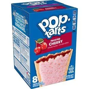 Pop-Tarts, Breakfast Toaster Pastries, Frosted Cherry, Proudly Baked in the USA, 13.5oz Box (1 Pack 8 Count)