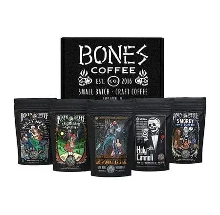 Bones Coffee Company NEW Flavors! Favorite Flavors Sample Pack