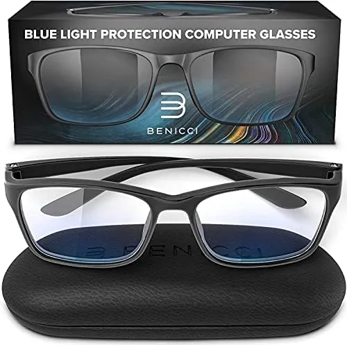 Stylish Blue Light Blocking Glasses for Women or Men - Ease Computer and Digital