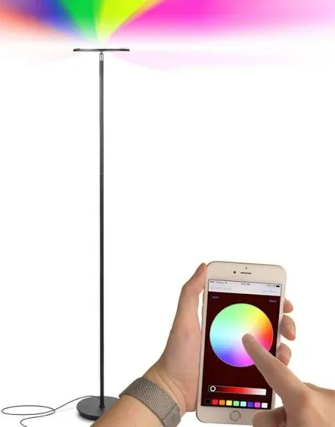 Brightech Sky Colors Torchiere LED Floor Lamp