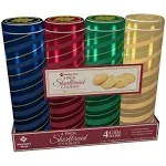 Member&#039;s Mark European Shortbread Cookies Tin, 4 pk.