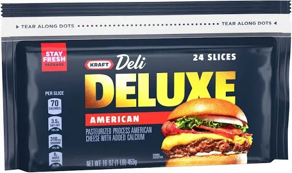 Kraft Deli Deluxe American Cheese Slices