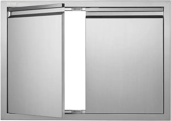 VEVOR Double BBQ Access Door 30''Wx21''H Outdoor Kitchen Doors