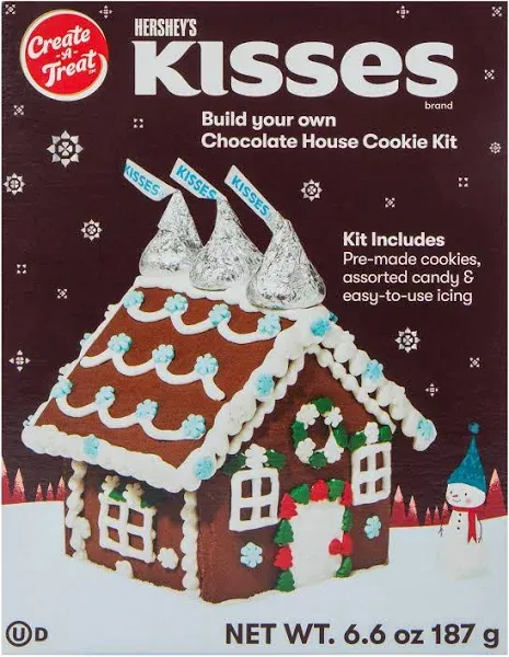 Hershey's Kisses Chocolate House Cookie Kit