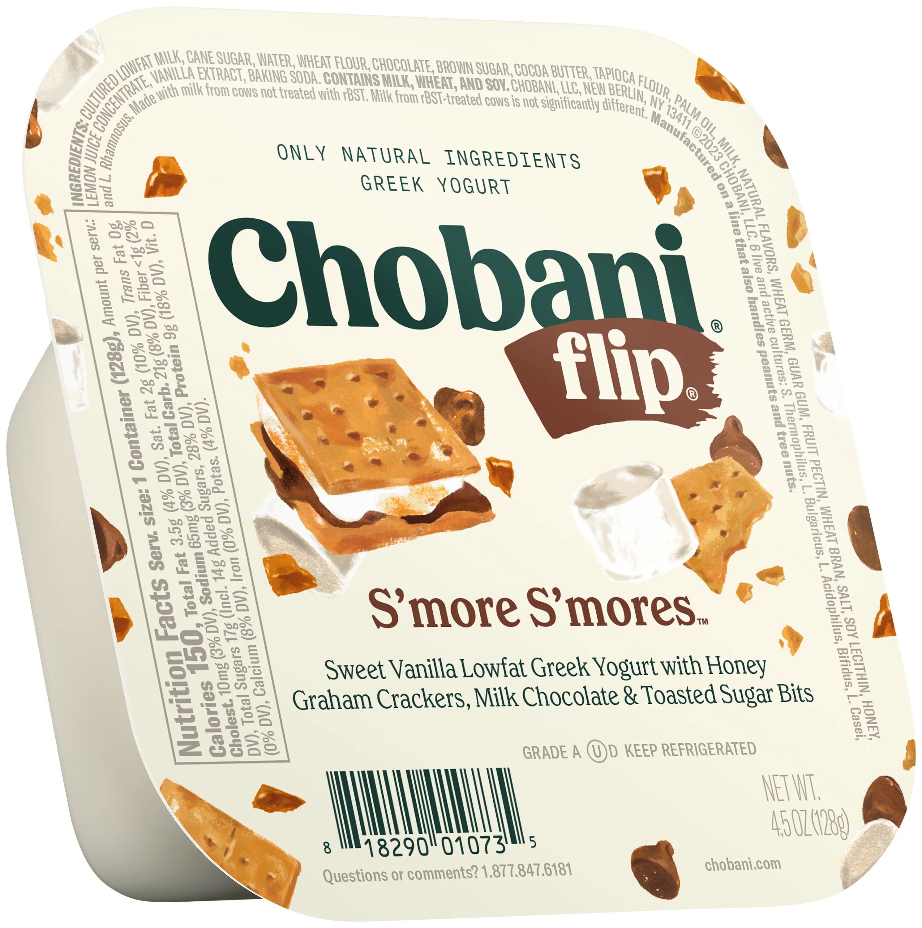 Chobani S'mores Low Fat Greek Yogurt (4.5 oz)