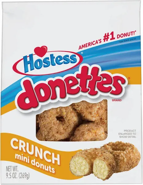 Hostess Donettes Crunch Mini Donuts