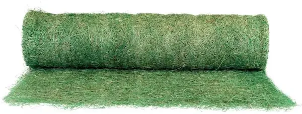 American Excelsior QuickGRASS Pro 4'x50' Green Biodegradable Jute Net Erosion Control Blanket Landscape Roll