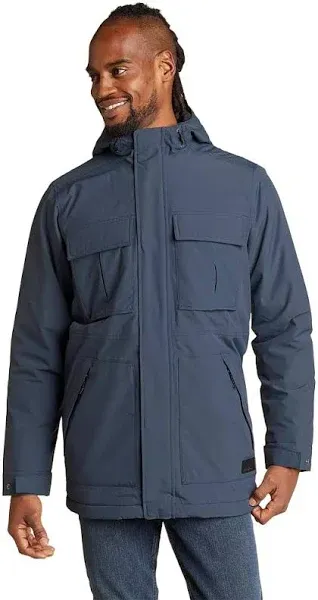 Eddie Bauer Men's Rainfoil Insulated Waterproof Rain Parka Jacket