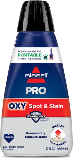 Bissell Professional Spot &amp; Stain + Oxy Portable Machine Formula - 32 Fl Oz