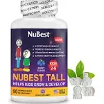 NuBest Tall Kids, Multivitamins, Berry Flavor, Ages 2-9, 90 Chewables 