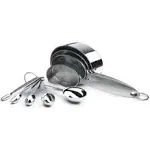 Cuisipro Stainless Steel Measuring Cup & Spoon Set