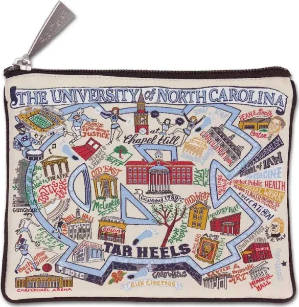 CATSTUDIO UNC Collegiate Zip Pouch