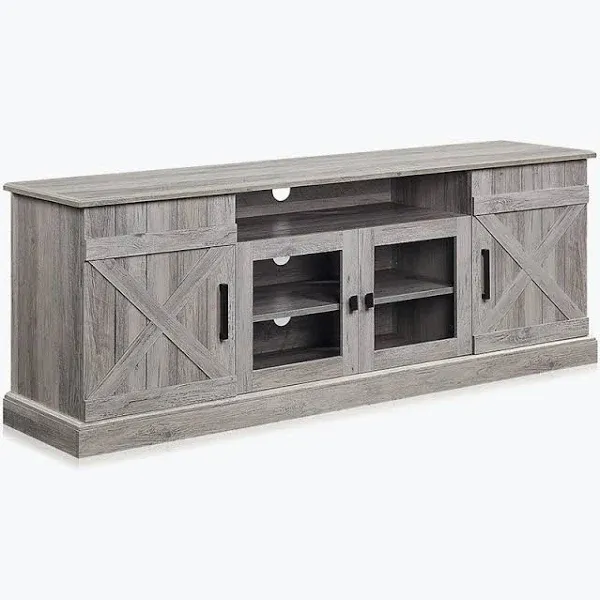 Belleze Veropeso 65 Inch Modern Farmhouse Industrial Style Entertainment Stand