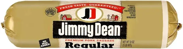 Jimmy Dean Premium Pork Regular Breakfast Sausage Roll