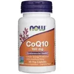 CoQ10 100 mg 30 Capsulas Now Foods