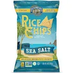 Lundberg, Rice Chips, Sea Salt, 6 oz | Pack of 6